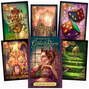 Gilded Reverie Lenormand kártya – kibővített, eredeti kiadás +11 lappal! - angol nyelvű